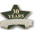 30 Years of Service Stock Pin